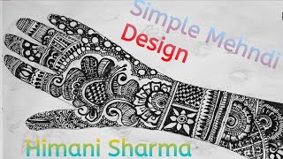 Latest simple mehndi design l karwa chauth special mehndi design l mehndi