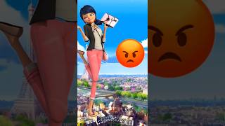 Miraculous characters as angry | #miraculous #shorts #viral