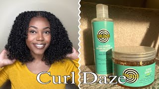 Curl Daze Review!!! | Braid Out w/ Perm Rods