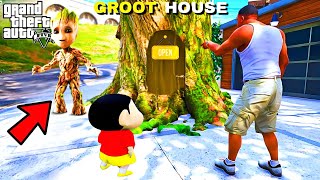 GTA 5 : Franklin & Shinchan Build a Tree House in GTA 5 Tamil!