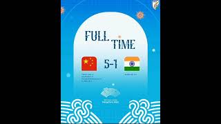 China 🇨🇳 Humiliates India 🇮🇳 @IndianFootball .