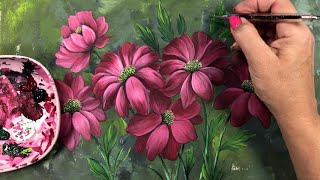 Cómo Lograr Una Increíble Sensación De Profundidad / el arte de pintar flores