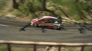 WRC7 PS4 トヨタヤリスWRC Rank 6th  コルシカ  replay 180306