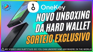 Learn to Earn com a ONEKEY Unboxing incrivel Hard Wallet com Sorteio