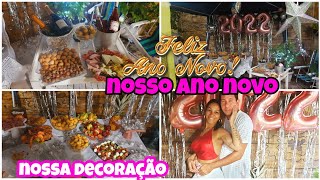 VLOG DECORAÇÃO |COMIDAS|BRINCADEIRAS NOSSO ANO NOVO