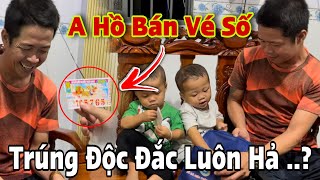 Bất Ngờ - Ghé Thăm 4 Cha Con A Hồ Nửa Đêm Bán Vé Số Trúng Độc Đắc..!