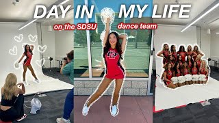 DAY IN MY LIFE ON THE SDSU DANCE TEAM | media day & event vlog