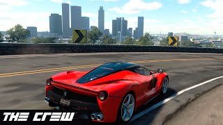 Los Angeles Tour with the Ferrari LaFerrari - The Crew (4K 60 FPS RTX / NO HUD)