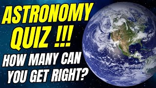 Astronomy Quiz: Universe Knowledge Test!