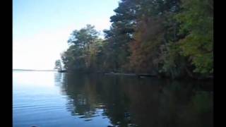 Elder Kayaking on Lake Wateree in South Carolina