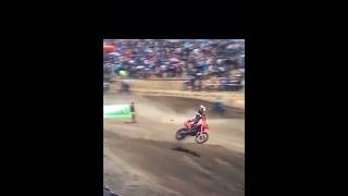 Jett Lawrence Moto 1 CRASH