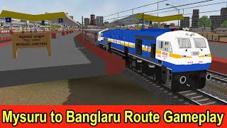 Mysuru to Banguluru Route Gameplay |  Msts Game  | Train Simulator | Openrails