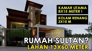 Rumah modern 2 Lantai Plus Kolam Renang di Yogyakarta