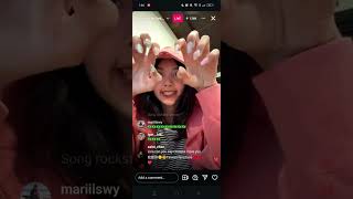 Lisa's first IG LIVE part 2🖤🩷🌷#fyp