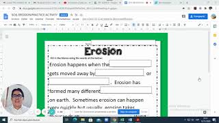 SOIL EROSION PRACTICE ACTIVITY