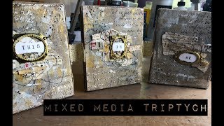 THIS IS ME - Mixed Media Triptych