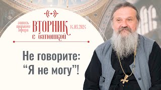 И до тебя дойдёт…через годы. Вторник с батюшкой. Беседа с прот. Андреем Лемешонком 14 мая 2024 г.