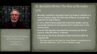 Top 25 Events in the History of the Christian Church - Part 6