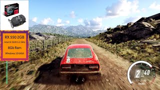 Dirt Rally 2.0 || RX 550 2GB || I3 3220 || 8GB Ram || 1080p full HD