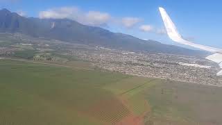 Landing into Maui