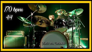 170 bpm 🥁 BASE de BATERÍA para IMPROVISAR ★ DRUM LOOP 4/4