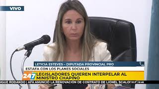 MDT | LEGISLADORES QUIEREN INTERPELAR AL MINISTRO CHAPIÑO | ESTEVES | 27/02/23