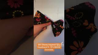 DIY Disney and 70’s Inspired Headband! #shorts