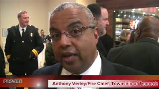 Anthony Verley Teaneck Fire Chief at the 2017 Chamber of Commerce Awards