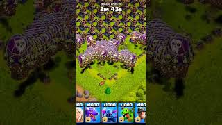 1000 Max Balloon Vs 200 Max Air Defense #clashofclans #coc #clashroyale #clash