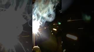 Arc Welding Electrode Flame