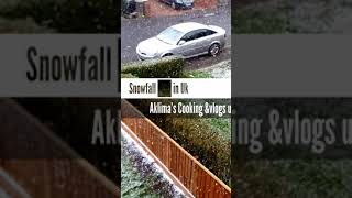 Snowfall in Uk 2021 / #shorts #youtubeshorts