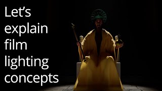 3d film lighting explained on The Green Knight