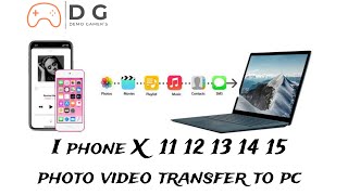 How to transfer deta from i phone to pc Wireless 2024