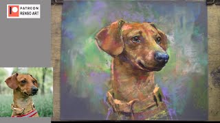 Live Session - Soft pastel painting (commission)