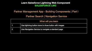 7. Salesforce LWC | PRM Project | Building Components | Part I - Partner Search | Navigation Service