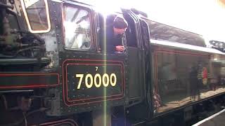 70000 Britannia at The East Lancashire Railway Legends of Steam Gala 24