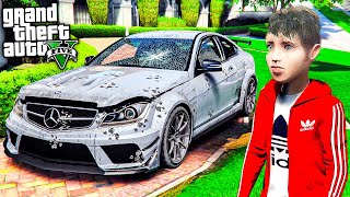 ОТЕЦ И СЫН В GTA 5 - МЕРСЕДЕС ШКОЛЬНИКА РАССТРЕЛЯЛ БАНДИТ ! КАК Я ВЫЖИЛ ПОСЛЕ ТАКОГО ? ⚡ГАРВИН