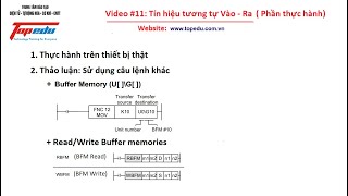 Lập trình PLC mitsu: #11 Tín hiệu tương tự Vào/Ra (tiếp theo)