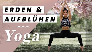 15 Min. Yoga zum Erden und Zentrieren | Stabilität & Innere Ruhe im Kirschblüten-Meer 🌸🌸🌸| No Hands!