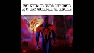 Red when he finds out there is a new champion to destroy Pokémon