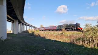 45596 Bahamas at Swale with "The Armistice Kentish Belle" Charter | 11th November 2023