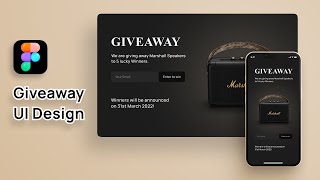 Daily UI Challenge - Day 097/100 (Giveaway) | Join the Challenge!