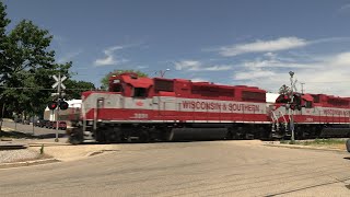 Wisconsin & Southern Freight Train - East Wisconsin Street