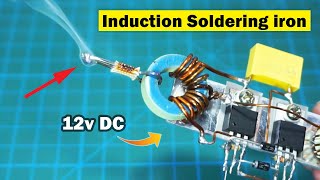 12V soldering iron DIY using irfz44, Make induction soldering iron