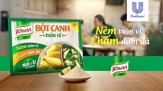 KNORR NAY CÓ BỘT CANH TRÒN VỊ MỚI – NÊM TRÒN VỊ, CHẤM ĐẬM ĐÀ