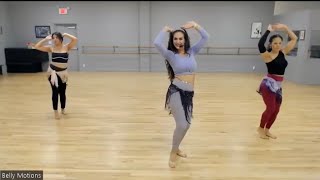 30-min Class: Learn 4 Belly Dance Moves & Combine Them! 🥳🔥#bellydance