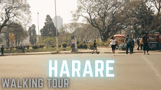 Walking Tour of Harare City Centre [Soon After The General Elections]