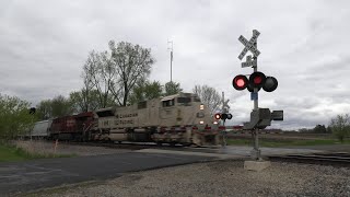 Canadian Pacific's Arid Region Tribute Unit leads Train 288 at Walton Road (with Defect Detector)