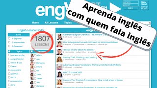 Site para aprender Inglês online e de graça com professores nativos