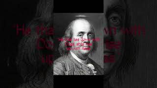 Ben Franklin Life Changing Quote #Shorts